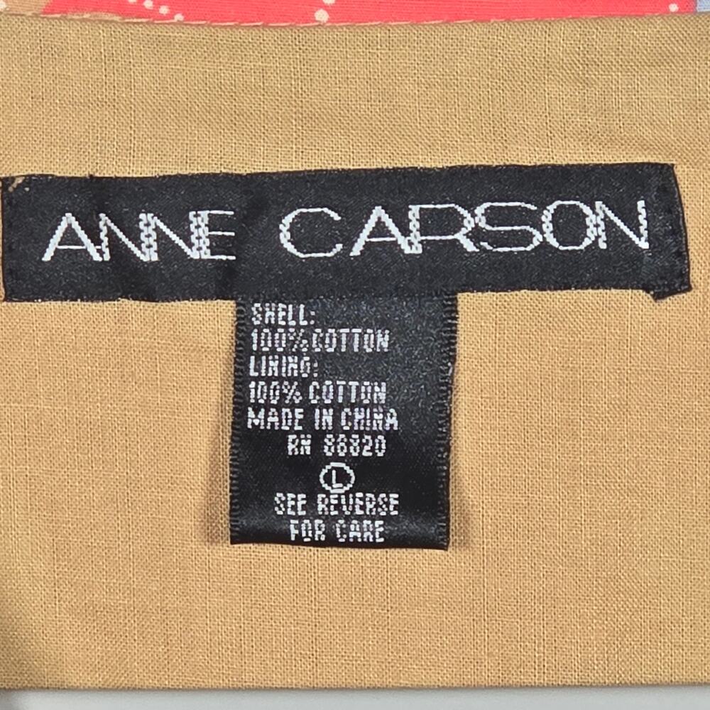 Anne Carson Patchwork Shacket. Large - Picture 5 of 10